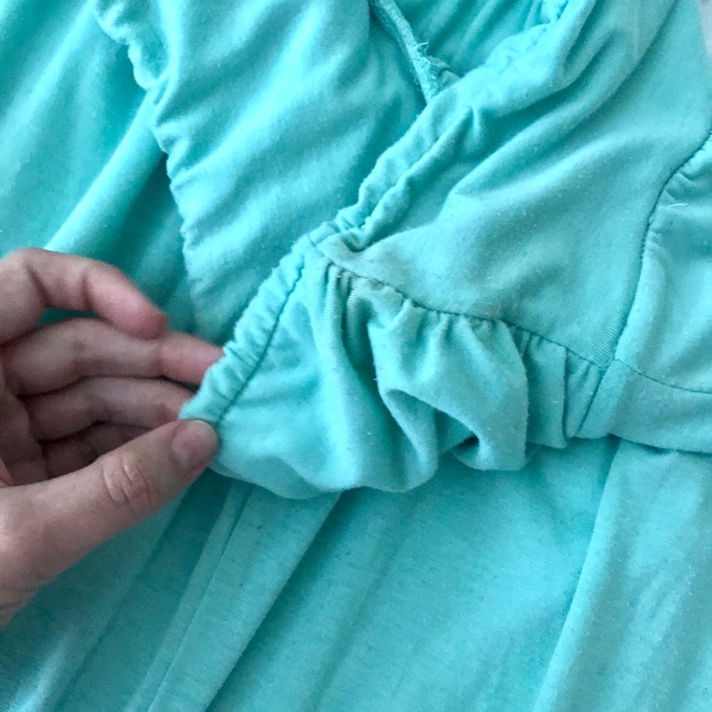 Mint Strapless Maxi w/ Front Slit - Picture 5 of 7